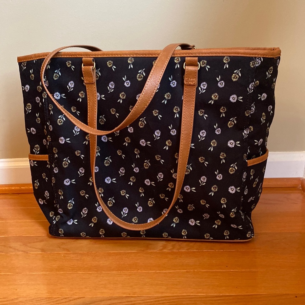 Thirty One Cindy Tote - Ditzy Daisy Pattern - LIKE NEW, Never Used
